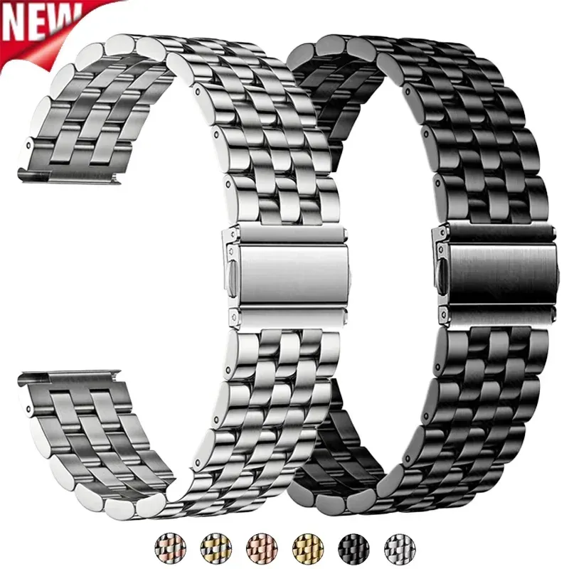Bracelet acier inoxydable 22 mm pour Huawei Redmi
