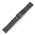 Bracelet acier inoxydable 22 mm pour Huawei Redmi – Couleur du bracelet Black
