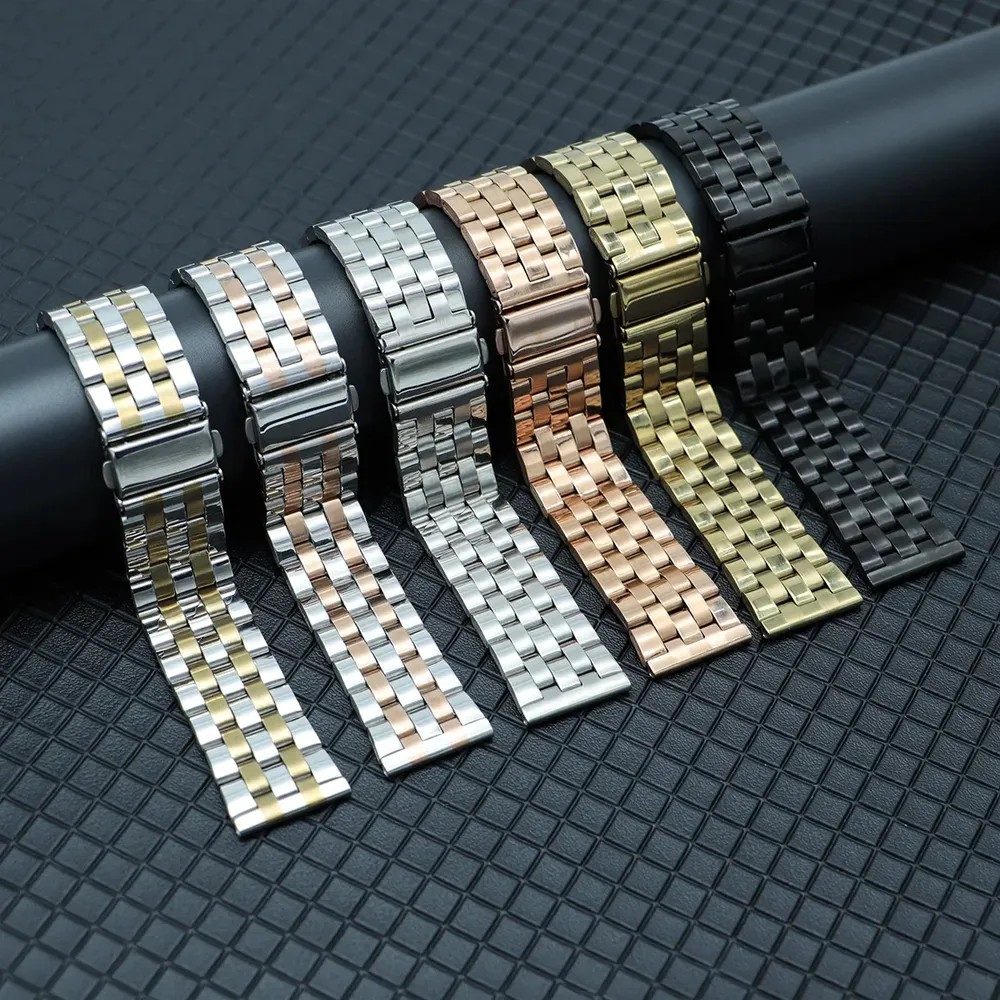 Bracelet acier inoxydable 22 mm pour Huawei Redmi