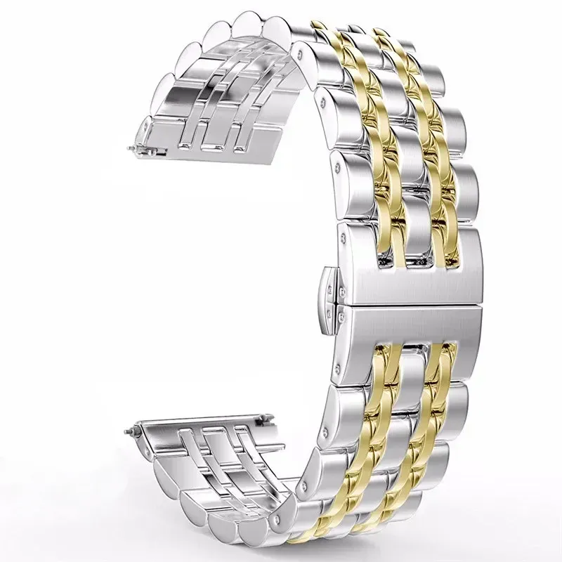 Bracelet acier inoxydable 22 mm pour Huawei Samsung