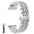 Bracelet acier inoxydable 22 mm pour Huawei Samsung – Couleur du bracelet silver tool