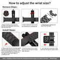 Bracelet acier inoxydable 38 à 49 mm pour Apple Watch – 5