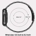 Bracelet acier inoxydable 38 à 49 mm pour Apple Watch – 5