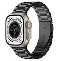 Bracelet acier inoxydable 38 à 49 mm pour Apple Watch – Couleur du bracelet Black