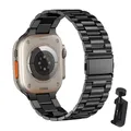 Bracelet acier inoxydable 38 à 49 mm pour Apple Watch – Band Color Black and tool