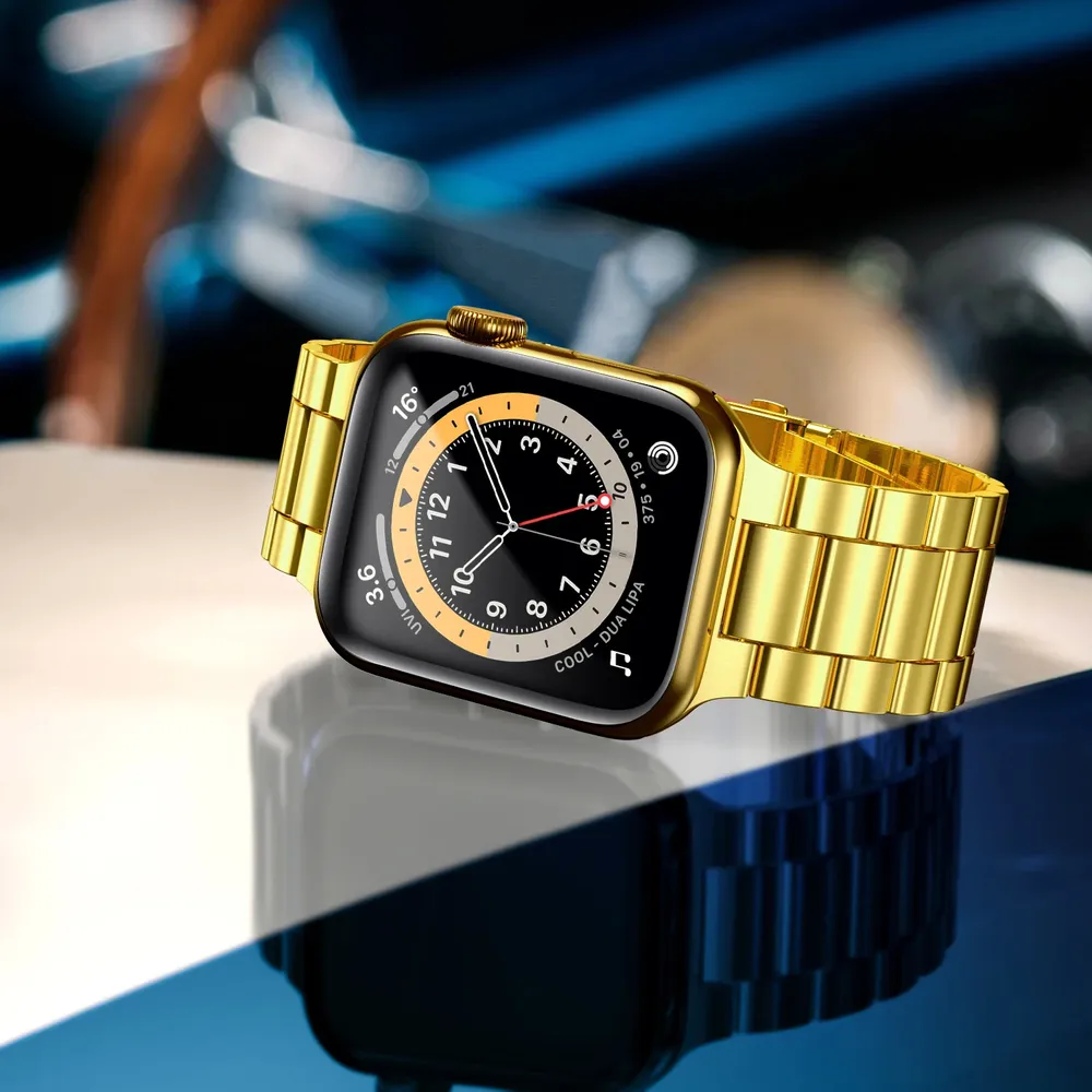 Bracelet acier inoxydable 38 à 49 mm pour Apple Watch