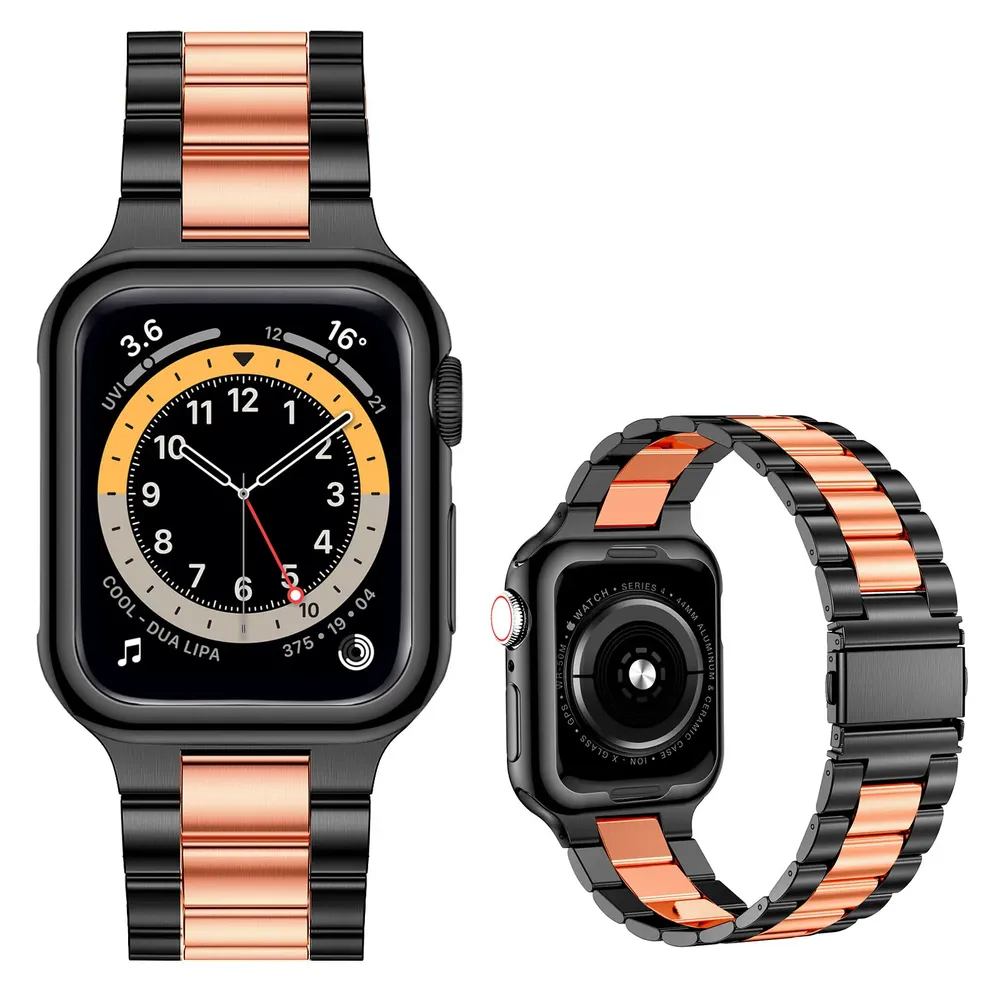 Bracelet acier inoxydable 38 à 49 mm pour Apple Watch