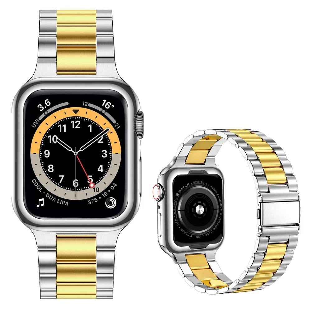 Bracelet acier inoxydable 38 à 49 mm pour Apple Watch