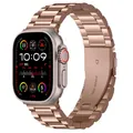 Bracelet acier inoxydable 38 à 49 mm pour Apple Watch – Couleur du bracelet Rose gold