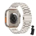 Bracelet acier inoxydable 38 à 49 mm pour Apple Watch – Band Color Starlight and tool