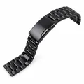 Bracelet acier inoxydable 5 maillons 16 à 26 mm – Couleur du bracelet Black
