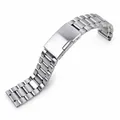 Bracelet acier inoxydable 5 maillons 16 à 26 mm – Couleur du bracelet Silver
