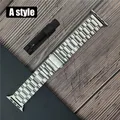 Bracelet acier inoxydable classique pour Apple Watch 38 à 49 mm – Couleur du bracelet style A silvery