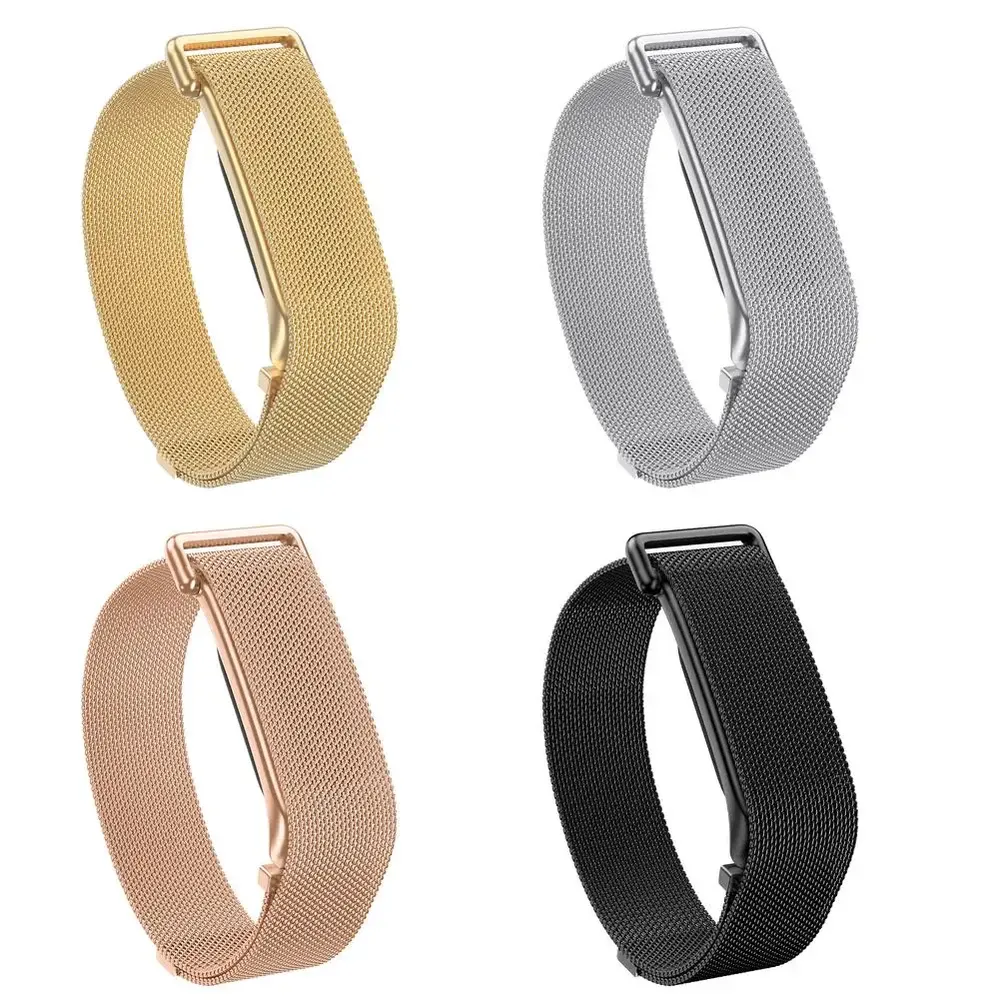 Bracelet acier inoxydable maille milanaise pour Google Fitbit