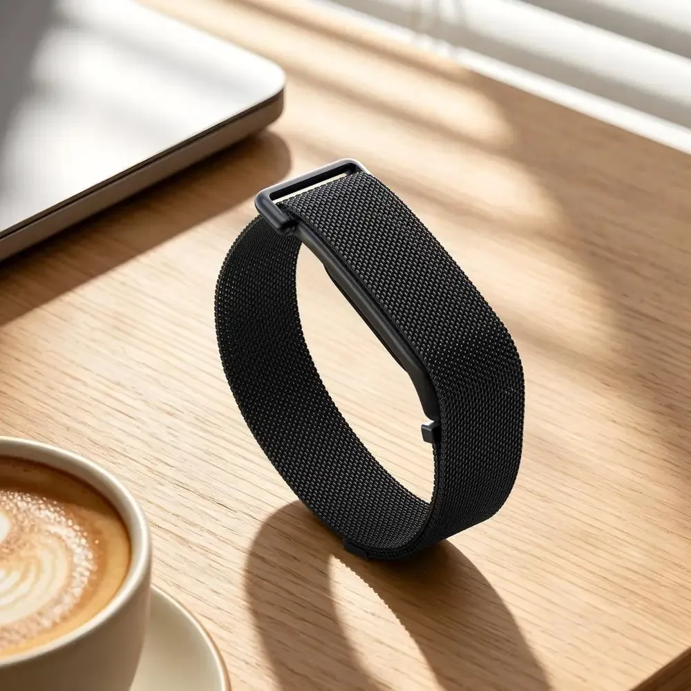 Bracelet acier inoxydable maille milanaise pour Google Fitbit