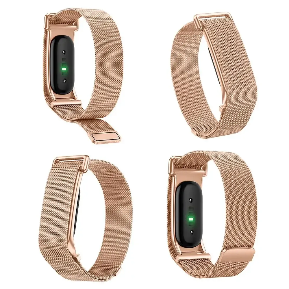 Bracelet acier inoxydable maille milanaise pour Google Fitbit
