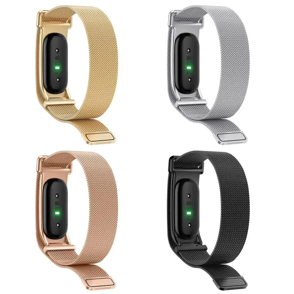Bracelet acier inoxydable maille milanaise pour Google Fitbit