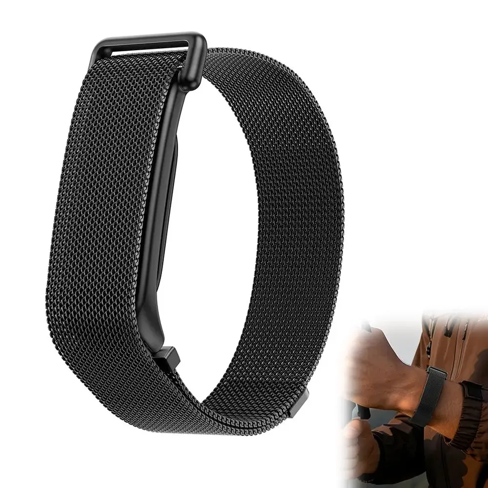 Bracelet acier inoxydable maille milanaise pour Google Fitbit