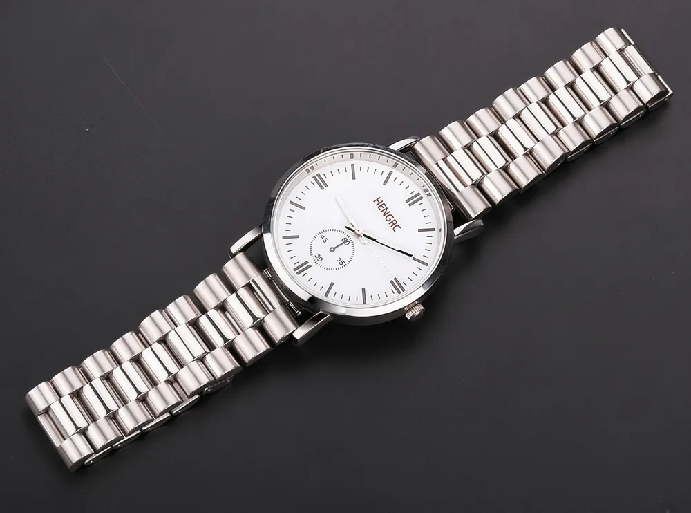 Bracelet acier inoxydable massif 16 à 22 mm