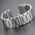 Bracelet acier inoxydable massif 18 à 24 mm – 1