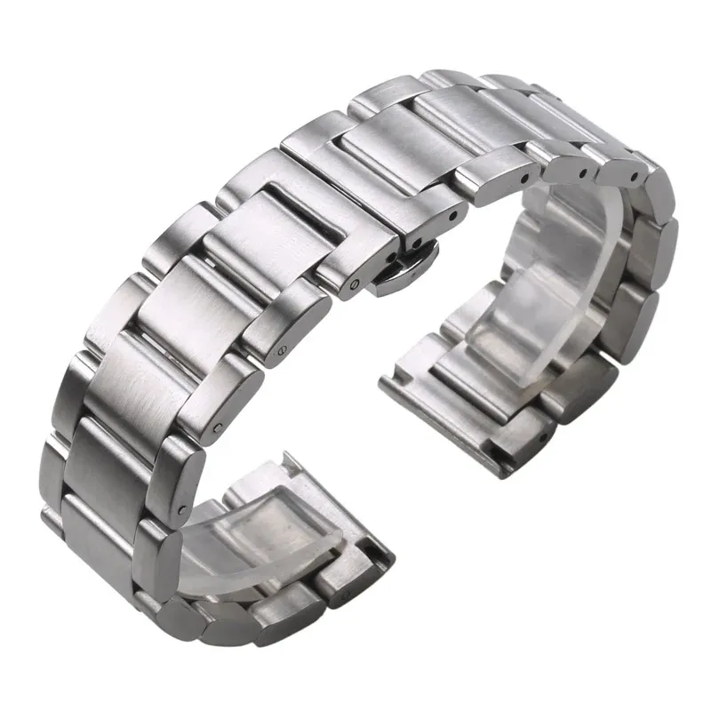Bracelet acier inoxydable massif 18 à 24 mm