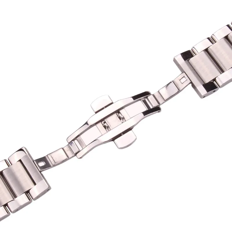 Bracelet acier inoxydable massif 18 à 24 mm