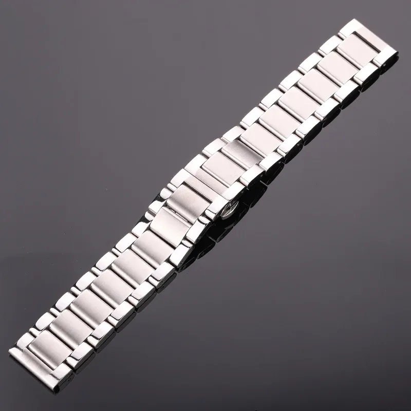 Bracelet acier inoxydable massif 18 à 24 mm