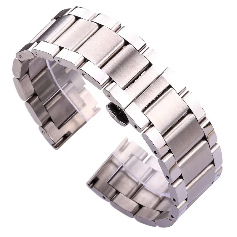 Bracelet acier inoxydable massif 18 à 24 mm