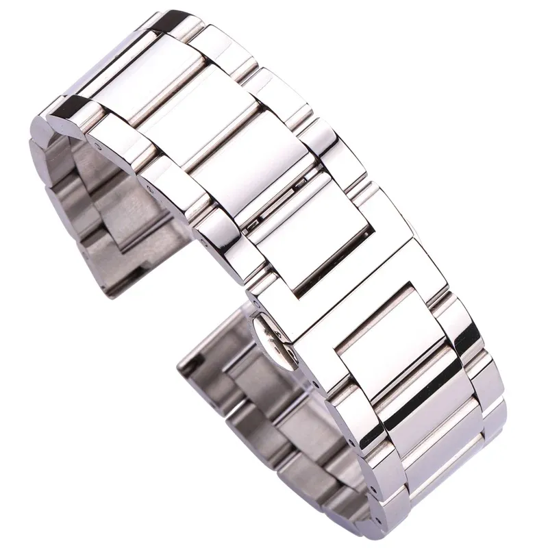 Bracelet acier inoxydable massif 18 à 24 mm