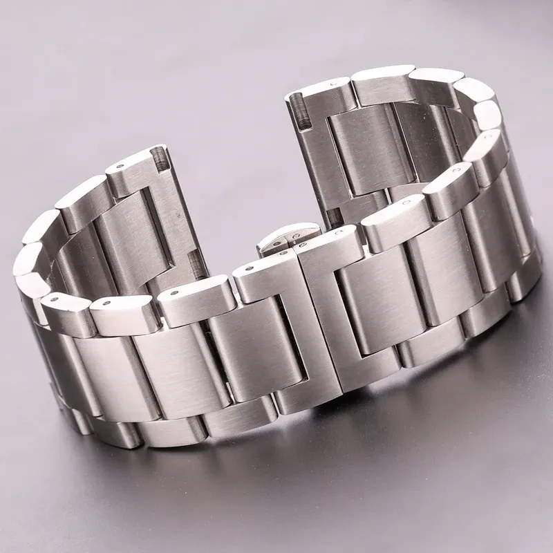 Bracelet acier inoxydable massif 18 à 24 mm