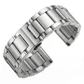 Bracelet acier inoxydable massif 18 à 24 mm – Couleur du bracelet Polie