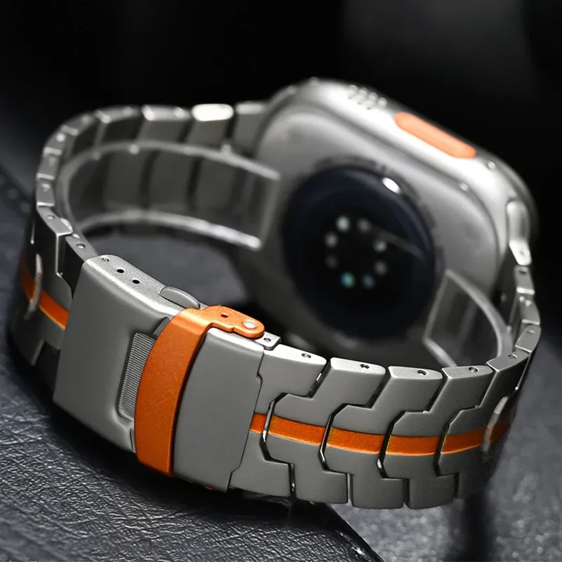 Bracelet acier inoxydable pour Apple Watch 38 à 49 mm