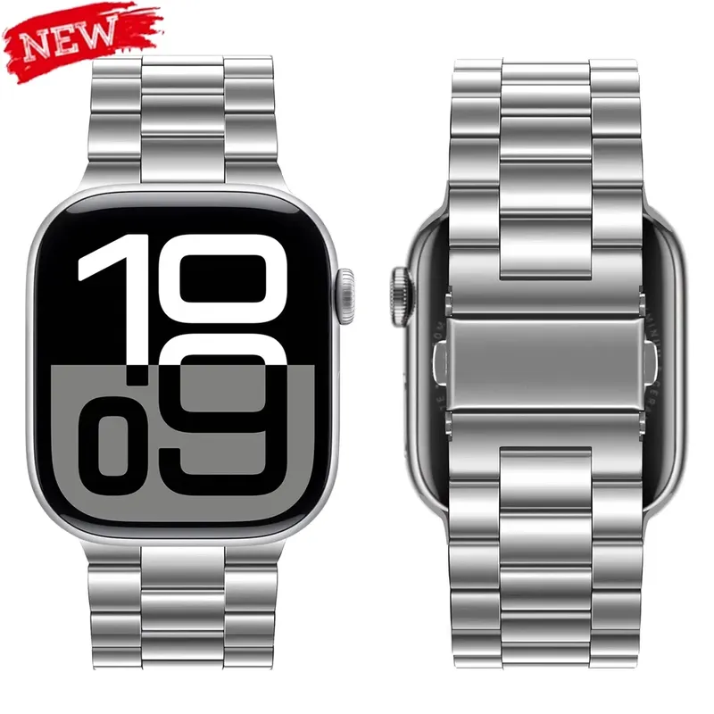 Bracelet acier inoxydable pour Apple Watch 38 à 49 mm
