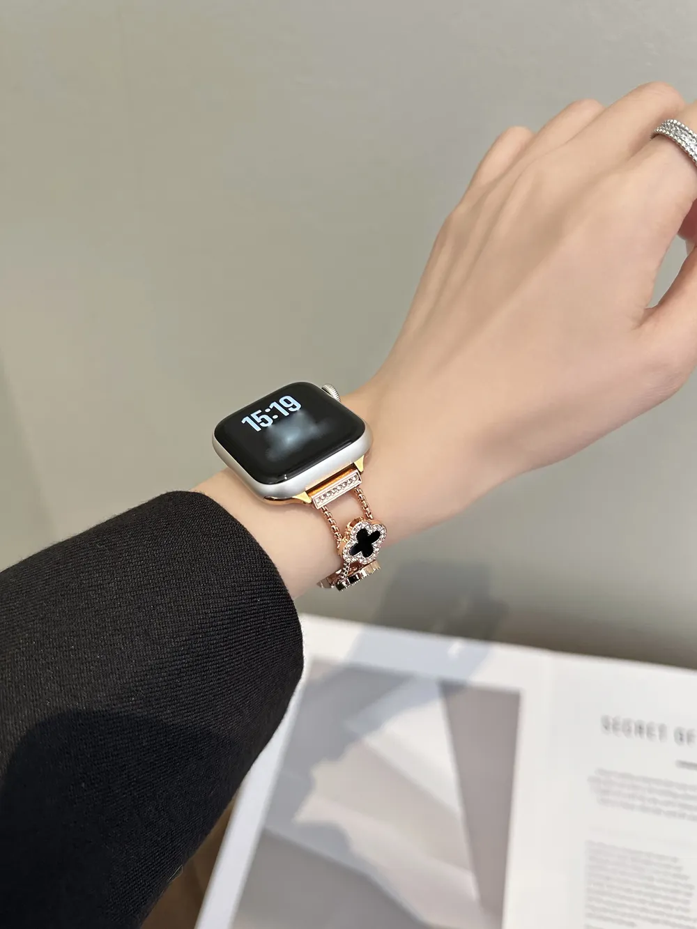 Bracelet acier inoxydable pour Apple Watch 38 à 49 mm