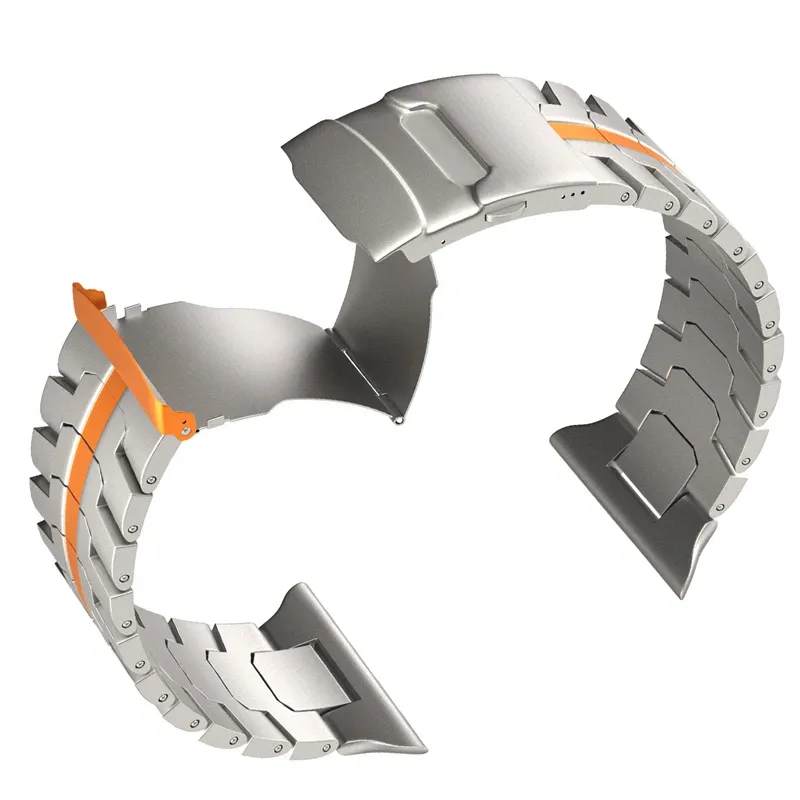 Bracelet acier inoxydable pour Apple Watch 38 à 49 mm