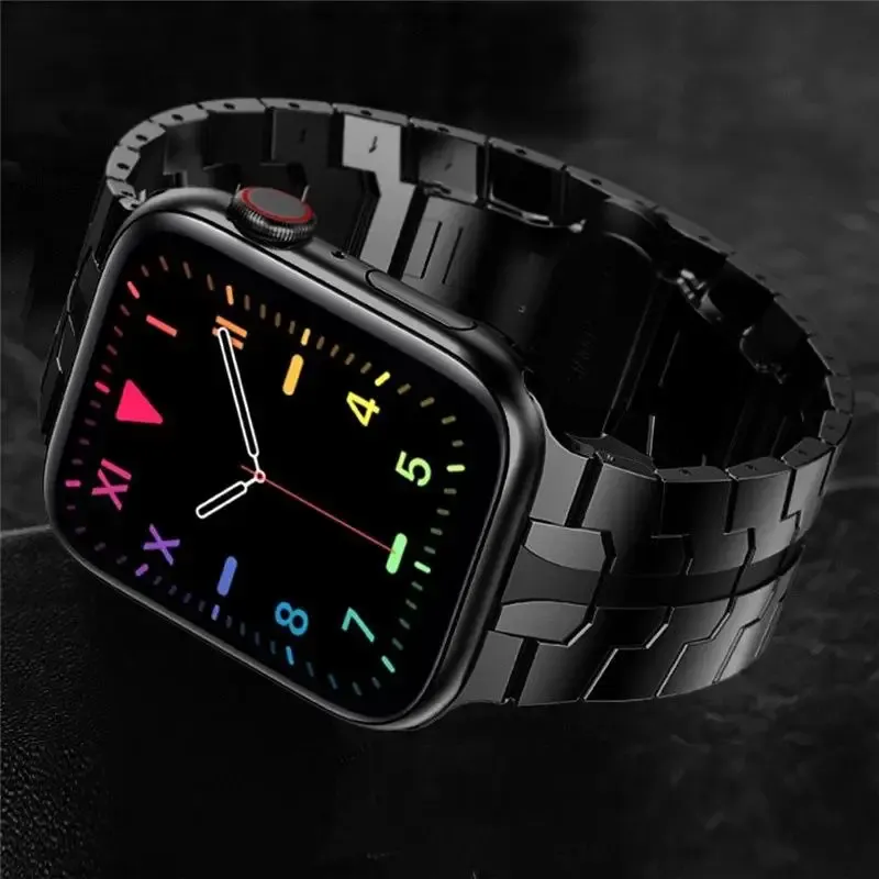 Bracelet acier inoxydable pour Apple Watch 38 à 49 mm