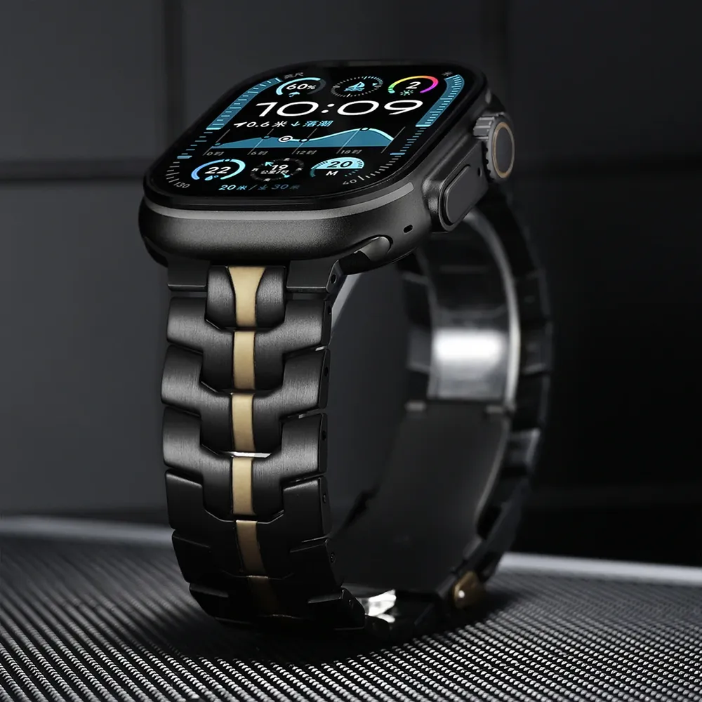Bracelet acier inoxydable pour Apple Watch 38 à 49 mm