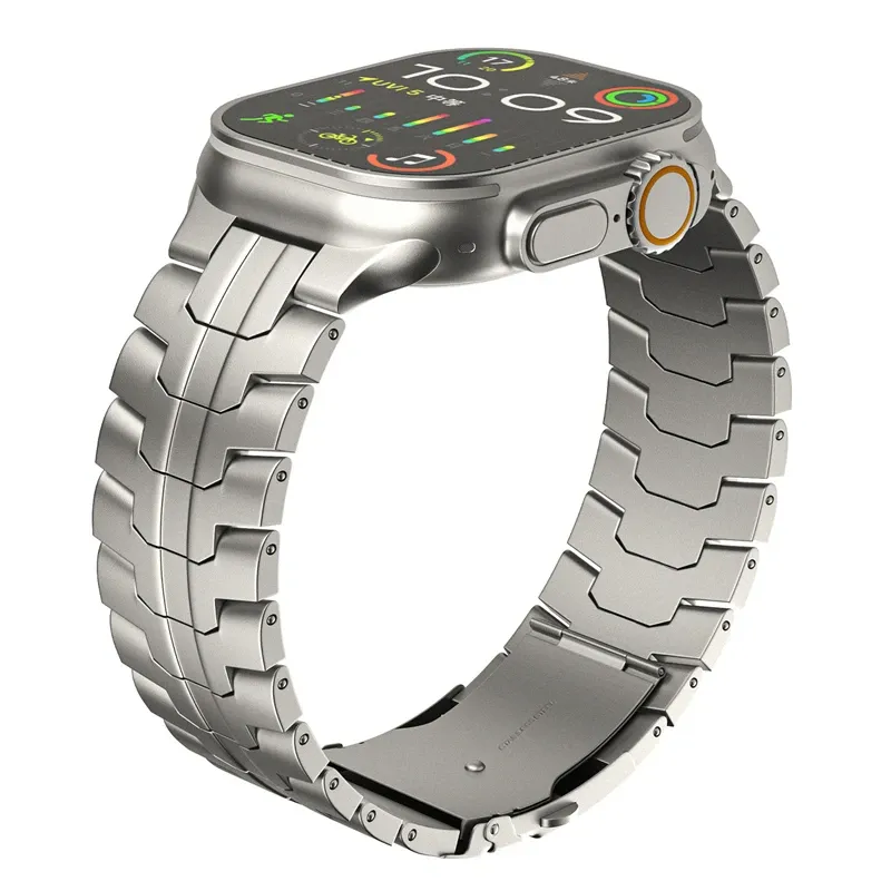 Bracelet acier inoxydable pour Apple Watch 38 à 49 mm