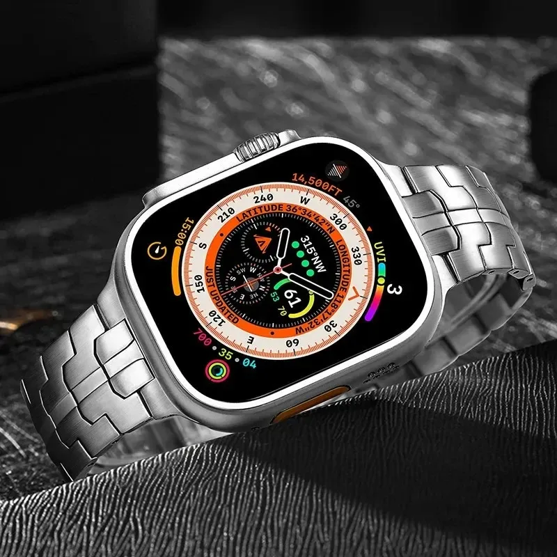 Bracelet acier inoxydable pour Apple Watch 38 à 49 mm