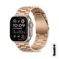 Bracelet acier inoxydable pour Apple Watch 38 à 49 mm – Couleur Rose gold