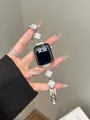 Bracelet acier inoxydable pour Apple Watch 38 à 49 mm – Couleur du bracelet Starlight white