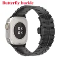 Bracelet acier inoxydable pour Apple Watch 38 à 49 mm – Couleur du bracelet TypeB-Black