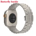 Bracelet acier inoxydable pour Apple Watch 38 à 49 mm – Couleur du bracelet TypeB-Starlight