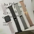 Bracelet acier luxe pour Apple Watch 38 à 49 mm femmes – 4
