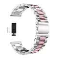 Bracelet acier milanais pour Samsung Galaxy Watch 3 4 5 – Couleur du bracelet silver pink