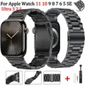 Bracelet acier pour Apple Watch 38 à 49 mm série 11 – 1