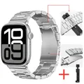 Bracelet acier pour Apple Watch 38 à 49 mm série 11 – Couleur du bracelet Silver and tool