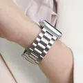 Bracelet acier pour Apple Watch 38 à 49 mm série 12 – 1