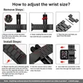 Bracelet acier pour Apple Watch 38 à 49 mm série 12 – 4
