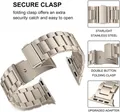 Bracelet acier pour Apple Watch 38 à 49 mm série 12 – 5